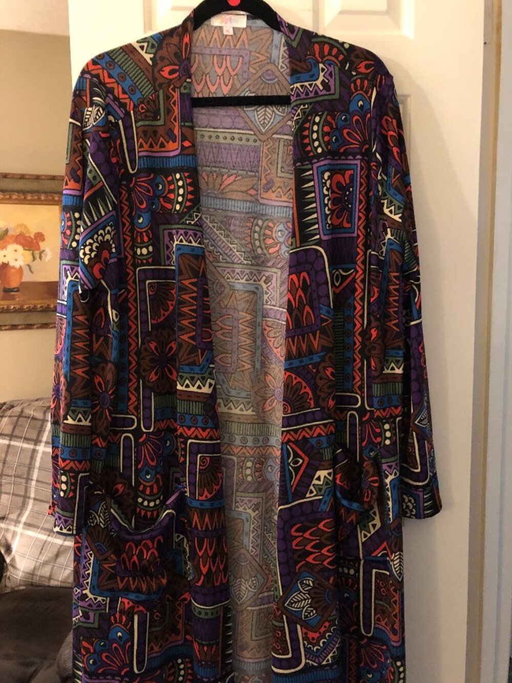 185 SARAH LONG SLEEVE WITH POCKETS XL LULAROE